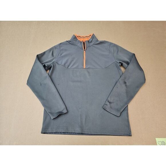 Nike Golf Dri-Fit Tour Performance 1/4 Zip Pullover Medium 639883 Gray DRI-FIT - Picture 1 of 13